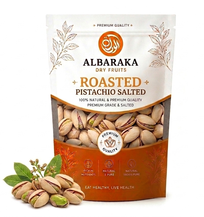 Pistachios Salted (Namkeen Pista) 500-Gm