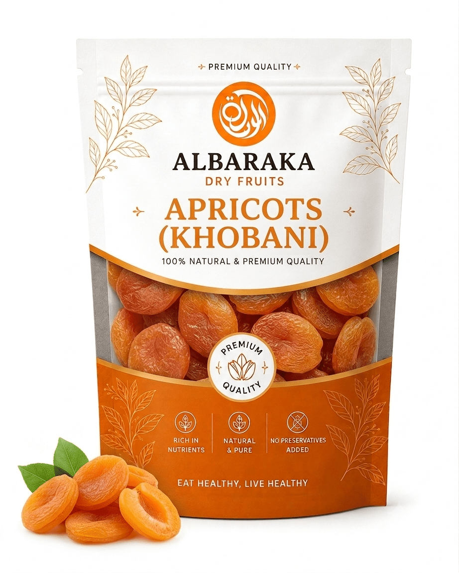 Chamri Apricots (KHOBANI) -500gm - Albaraka Dry Fruits